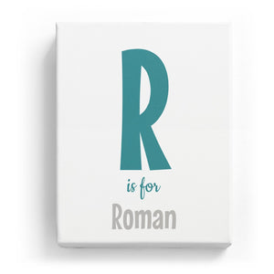 R is for Roman - Cartoony