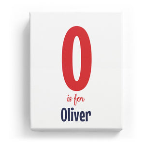 O is for Oliver - Cartoony