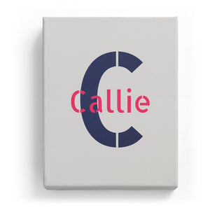 Callie Overlaid on C - Stylistic