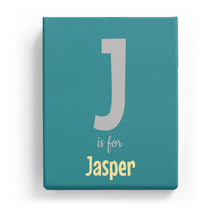 J is for Jasper - Cartoony