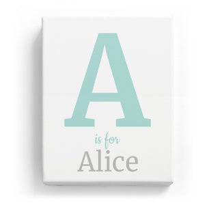 A is for Alice - Classic
