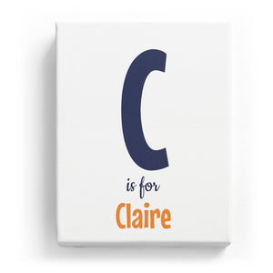 C is for Claire - Cartoony