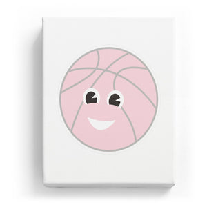 Basketball with a Face - No Background (Mirror Image)