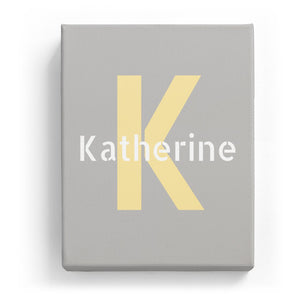 Katherine Overlaid on K - Stylistic