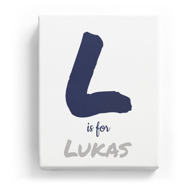 L is for Lukas - Artistic