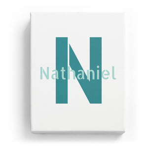 Nathaniel Overlaid on N - Stylistic