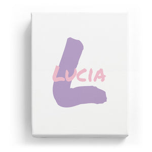 Lucia Overlaid on L - Artistic