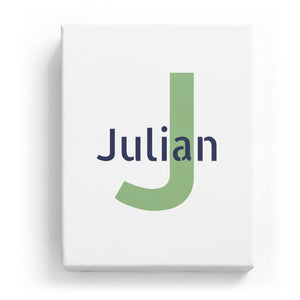 Julian Overlaid on J - Stylistic