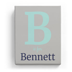 B is for Bennett - Classic