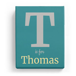 T is for Thomas - Classic