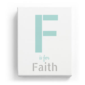 F is for Faith - Stylistic
