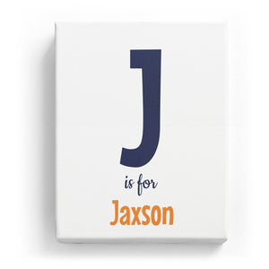 J is for Jaxson - Cartoony