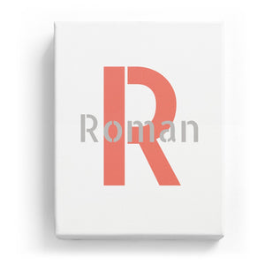 Roman Overlaid on R - Stylistic