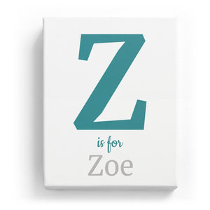 Z is for Zoe - Classic