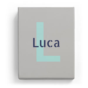 Luca Overlaid on L - Stylistic