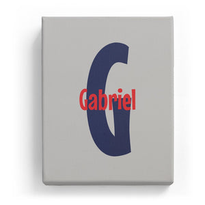 Gabriel Overlaid on G - Cartoony