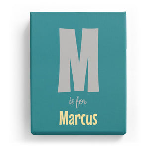 M is for Marcus - Cartoony