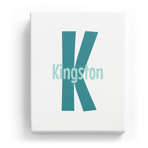 Kingston Overlaid on K - Cartoony