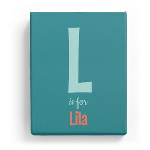 L is for Lila - Cartoony