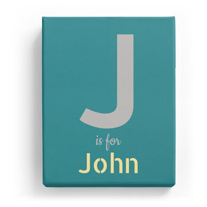 J is for John - Stylistic