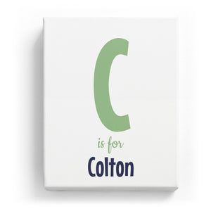 C is for Colton - Cartoony