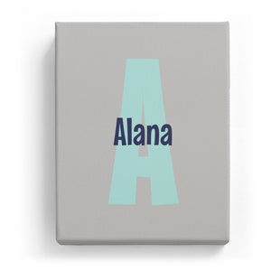 Alana Overlaid on A - Cartoony