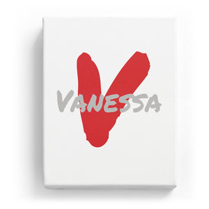 Vanessa Overlaid on V - Artistic