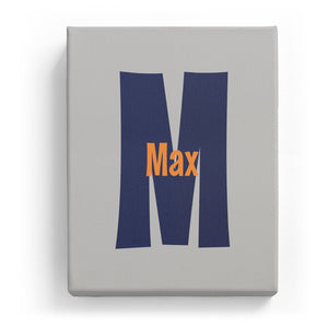 Max Overlaid on M - Cartoony