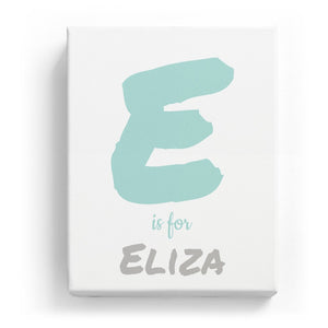 E is for Eliza - Artistic