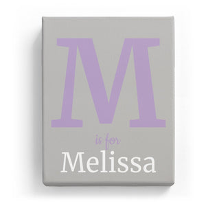 M is for Melissa - Classic