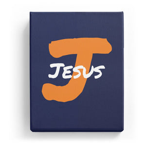 Jesus Overlaid on J - Artistic