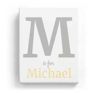 M is for Michael - Classic