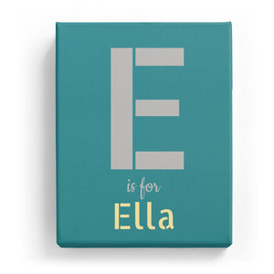 E is for Ella - Stylistic