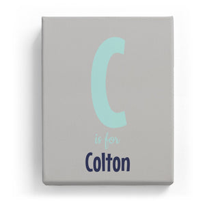 C is for Colton - Cartoony