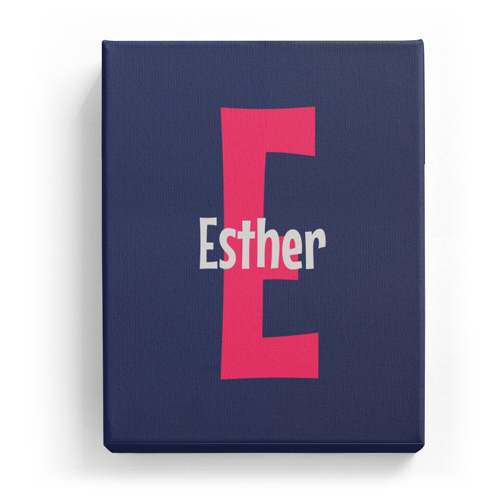Esther's Personalized Canvas Art