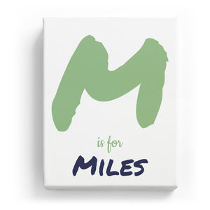 M is for Miles - Artistic