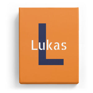 Lukas Overlaid on L - Stylistic