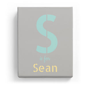 S is for Sean - Stylistic