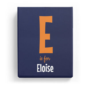 E is for Eloise - Cartoony