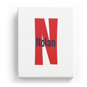 Nolan Overlaid on N - Cartoony
