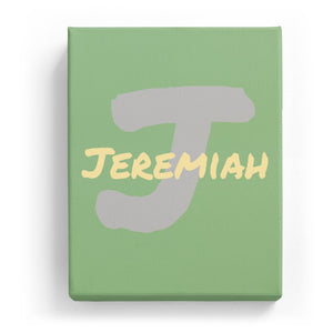 Jeremiah Overlaid on J - Artistic