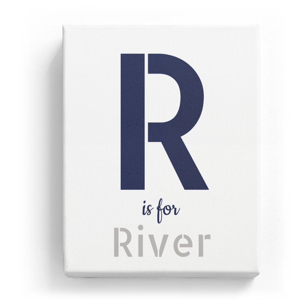 River's Personalized Canvas Art