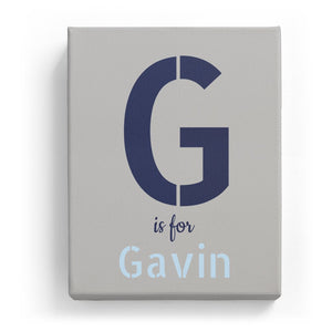 G is for Gavin - Stylistic