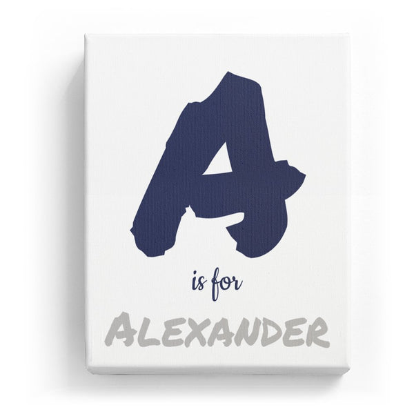 A is for Alexander - Artistic