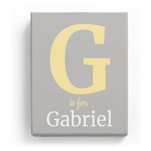 G is for Gabriel - Classic