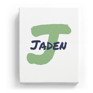 Jaden Overlaid on J - Artistic