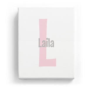 Laila Overlaid on L - Cartoony