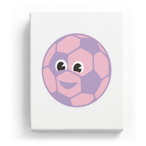 Soccer with a Face - No Background (Mirror Image)