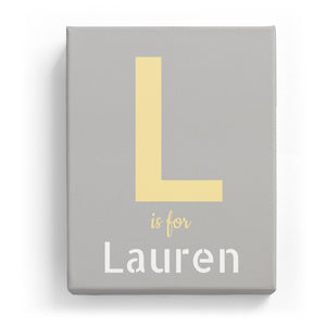 L is for Lauren - Stylistic