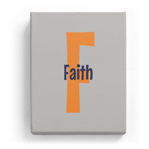 Faith Overlaid on F - Cartoony